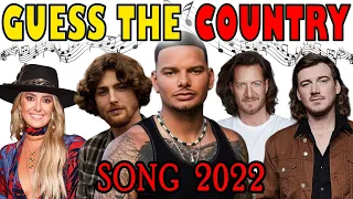 Guess the Country Songs 2022 | Music Quiz