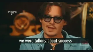 Johnny Depp - I was pumping gas... | Growing TV