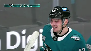 3/1/21  John Leonard Scores For The Sharks To Make That 5 Straight Goals