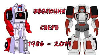 Эволюция Сверва в мультсериалах (1986-2017)