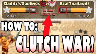 Clash of Clans - HOW TO CLUTCH A CLAN WAR! "TIE BREAKER WAR!" Coming in Clutch in the Last Hours!