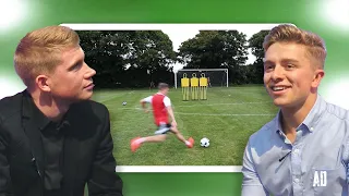 Kevin De Bruyne Reacts To My Best Free Kicks Ever