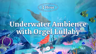 The Little Mermaid's Relaxing Underwater Ambience with Music Box Lullaby | Deep Sea Sounds for Sleep