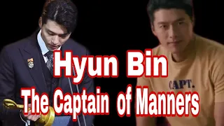 #BINJIN: HYUN BIN the Captain of Manners /Hyun Bin❤️Son ye Jin