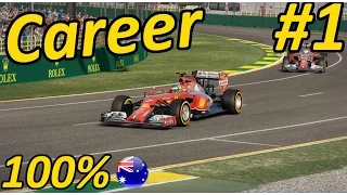 F1 2014 Career Mode Part 1: Melbourne 100% Race