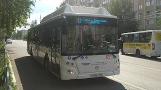 Автобус ЛиАЗ-5292.67 (CNG) № Н 436 УА 62 №1231 маршрутом №17 "Пос. Семчино - ДПР-5"