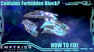 Contains Forbidden Block. HOW TO FIX!