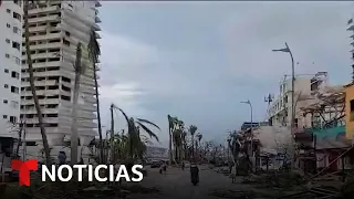 Despliegan plan DN-III en Acapulco tras devastación que dejó el huracán Otis | Noticias Telemundo