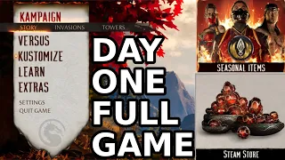 Day One Base Game Mortal Kombat 1 - All Modes Kampaign, Versus, Kostomize, Learn, Extras.