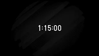 1 Hour 15 Minute Timer - Countdown Timer