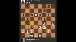 Emanuel Lasker vs Wilhelm Steinitz | World Championship Match, 1896