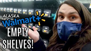 Alaska WALMART Shop With Me $$$ | Empty Shelves and SAD 😳Valentine's Day Section