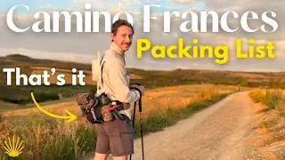 1,000 Miles in a Lumbar Pack: Ultralight Camino de Santiago Packing List