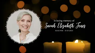 Funeral Slideshow Canva Template In Loving Memory