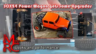 SCX24 Upgrades! Performance & Looks - Axial Brass & Tinker Time Cage!
