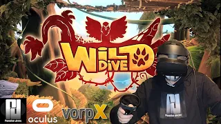 Playing WILD DIVE a FREE RUNNER in VR with VorpX // Oculus Rift S // RTX 2070 Super