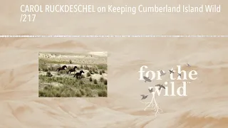 CAROL RUCKDESCHEL on Keeping Cumberland Island Wild /217