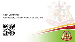 Audit Committee | Wednesday, 23rd November 2022, 6.00 pm
