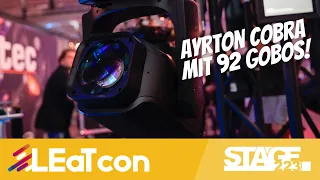 Ayrton Cobra | Movinghead mit 92 Gobos | LeatCon 2023