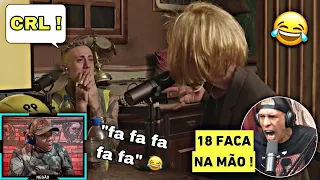 REAGINDO AO 18 FACAS NA MÃO ! 😲 HILÁRIO ! 😂