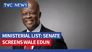 Ministerial screening: Senate Grills Wale Edun On Economy, Others