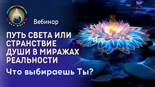 Путь Света или странствие Души в миражах Реальности. Что выбираешь Ты? Вебинар 25-02-2023