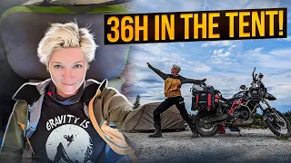 36 Hours in the Tent at the Arctic Circle |  Motorcycle Adventure on Dempster Highway - EP. 256