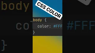 Изменение цвета текста в CSS. #web #frontend #css #programming
