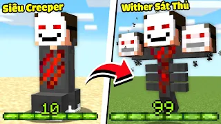 Minecraft nhưng Kinh Nghiệm = Tiến Hóa Siêu Quái Vật