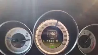 Mercedes C 350 306 hp Acceleration Kick down 100-220 km/h