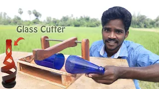 Unbelievable.! Glass Bottle Cutter Machine | Easy way For Glass Cutting | Mr.Village Vaathi