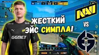 КРУТОЙ ЭЙС ОТ S1MPLE!  NAVI vs EVIL GENIUSES ЛУЧШИЕ МОМЕНТЫ! ESL PRO LEAGUE 14! (CS:GO)