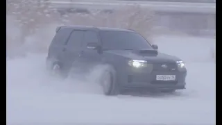 Субару Форестер ТУРБО - идеален для зимы. SUBARU Forester TURBO зимой.