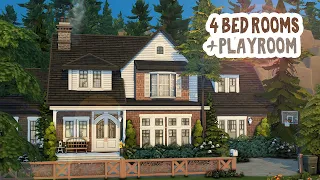 Large Rustic Family Home || The Sims 4: Speed build