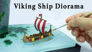 Building a Viking Ship Diorama with Epoxy Resin