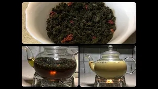 Fermented tea made from strawberry leaves. How to do? Very simple and delicious!