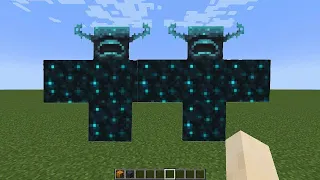 what if you create a DOUBLE WARDEN in MINECRAFT