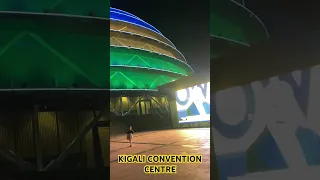 Close view of Kigali Convention center in Kigali in Rwanda