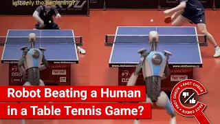 FACT CHECK: Viral Video Shows a Robot Beating a Human in Table Tennis?