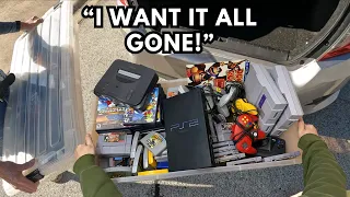 Mom GIVES away all of her son’s old Video Games for FREE!!!
