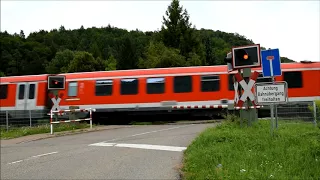 Bahnübergang Weiler an der Ach "Bruckfelsstraße"