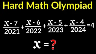 Math Olympiad | A nice Rational Equation | Find the value of x