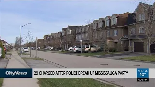 29 charged after police break up house party in Mississauga