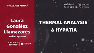 Laura González Llamazares - Thermal analysis & Hypatia