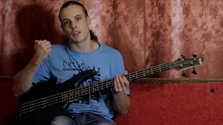 How to play 'For Whom the Bell Tolls' intro (bass lesson + tabs) #TotalCliff