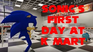 Sonic's First Day At K Mart