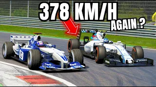 FASTEST LAP RECORD F1 CAR vs F1'S SPEED RECORD CAR at MONZA