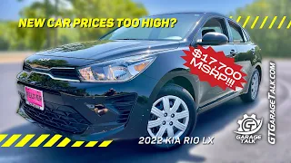 New Car Prices Too High?!? Meet the 2022 Kia Rio LX