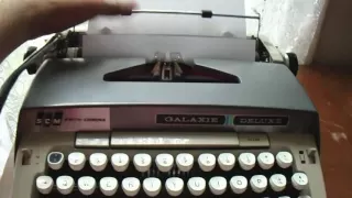 Smith Corona Galaxie Deluxe Typewriter