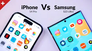 iPhone 14 Pro Vs Samsung Galaxy S23 Ultra | A Detailed Comparison!!